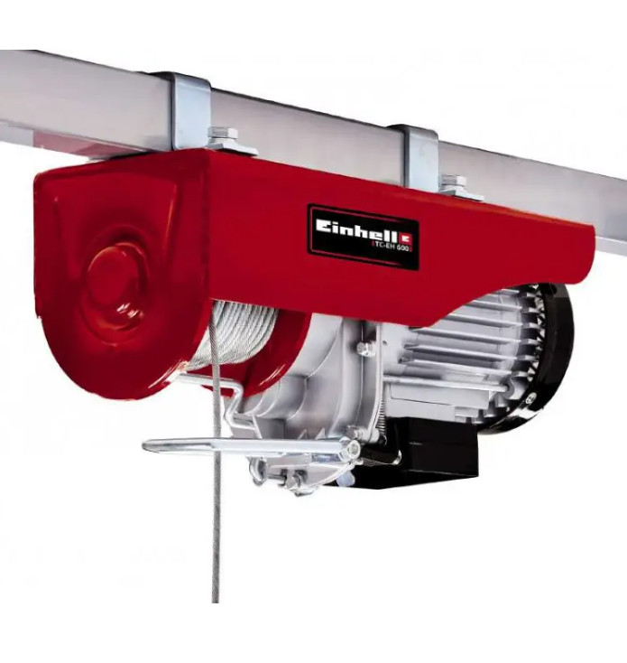 Тельфер Einhell TC-EH 600, електрична лебідка 600 кг, електричний підйомник 600 кг