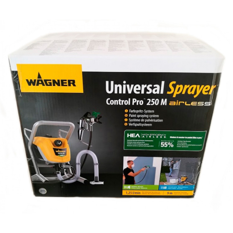 Фарборозпилювач Wagner Control Pro 250 M, апарат безповітряного розпилення, HEA фарбопульт професійний