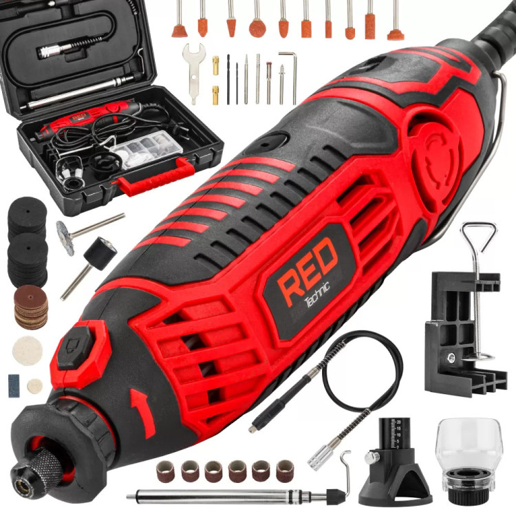 Пряма міні шліфувальна машина RED TECHNIC RTMST0116, пряма міні шліфувальна машина, міні шліфувальна машина пряма