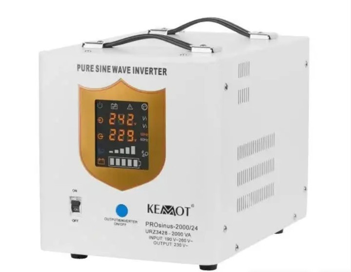 Джерело безперебійного живлення Kemot Pro-SINUS 2000/24 (URZ3428), ДБЖ для комп'ютера, ДБЖ для котла, ДБЖ 220в