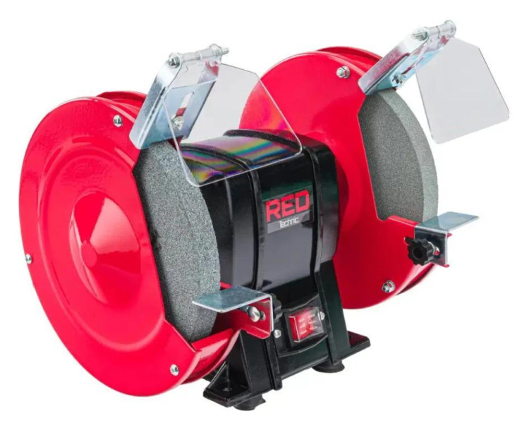 Верстат шліфувальний RED TECHNIC RTSS0084, шліфувальний верстат, шліфувальний верстат, стаціонарний шліфувальний верстат