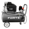 Компресор оливний Forte FL-2T50N 50 л, 1500 Вт, 8 барів, 200 л/хв, пересувний поршневий компресор
