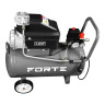 Компресор оливний Forte FL-2T50N 50 л, 1500 Вт, 8 барів, 200 л/хв, пересувний поршневий компресор
