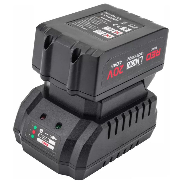 Гайковерт акумуляторний RED TECHNIC RTAKU0026, бездротовий гайковерт, Li-Ion гайковерт, ударний гайковерт