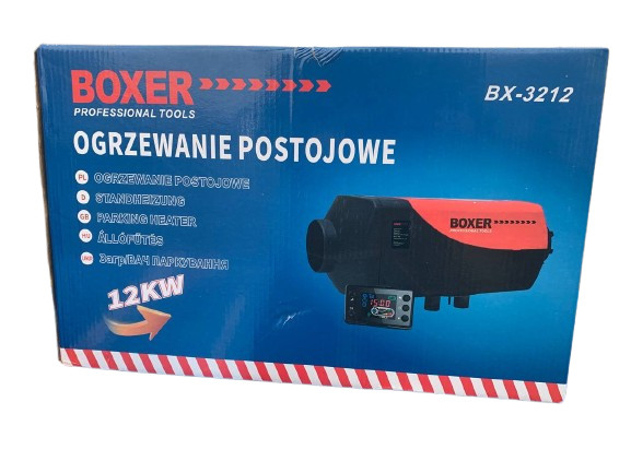 Автомобільний обігрівач дизельний Boxer BX-3212, автономний обігрівач авто, обігрівач салону дизель