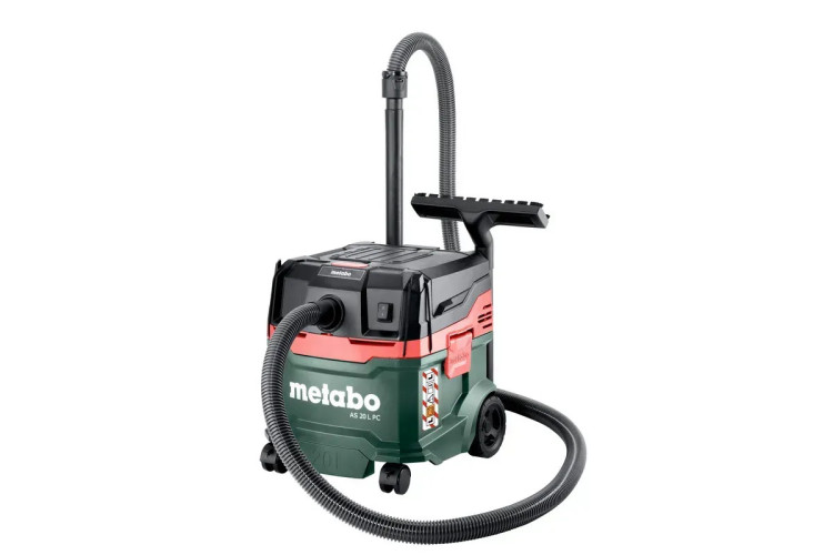 Пилосос Metabo AS 20 L PC, пилосос для ремонту, пилосос для майстерні, пилосос від пилу