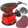 Шліфмашина ексцентрикова RED TECHNIC RTSMO0121, орбітальна шліфувальна машина, шліфувальна машина ексцентрик