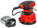 Шліфмашина ексцентрикова RED TECHNIC RTSMO0121, орбітальна шліфувальна машина, шліфувальна машина ексцентрик