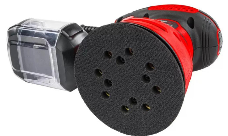 Шліфмашина ексцентрикова RED TECHNIC RTSMO0121, орбітальна шліфувальна машина, шліфувальна машина ексцентрик