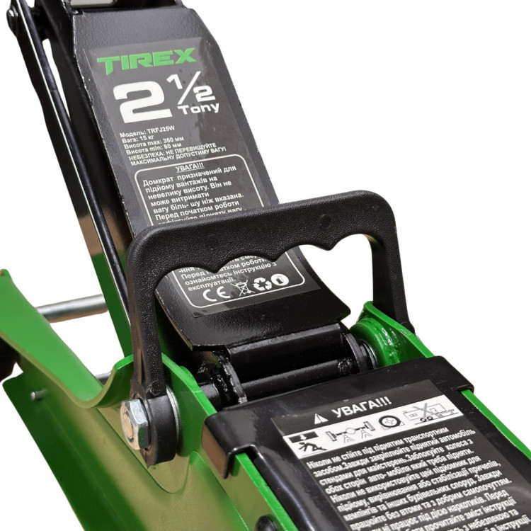 Домкрат гідравлічний TIREX TRFJ25W, домкрат 2.5 тонн, низькопрофільний домкрат, Домкрат