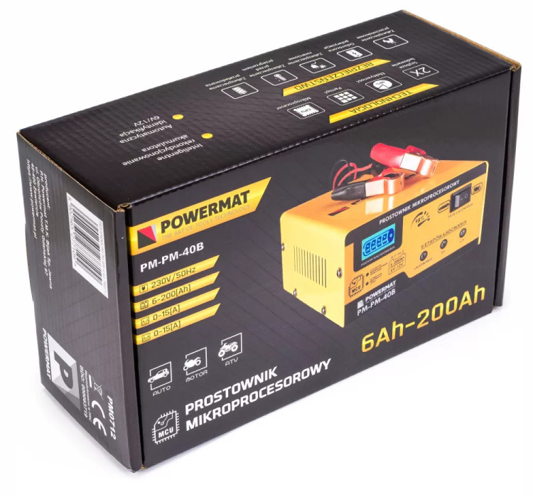 Зарядний пристрій Powermat PM-PM-40B, зарядний пристрій акумуляторів, заряджання акумуляторів 230 В/50 Гц