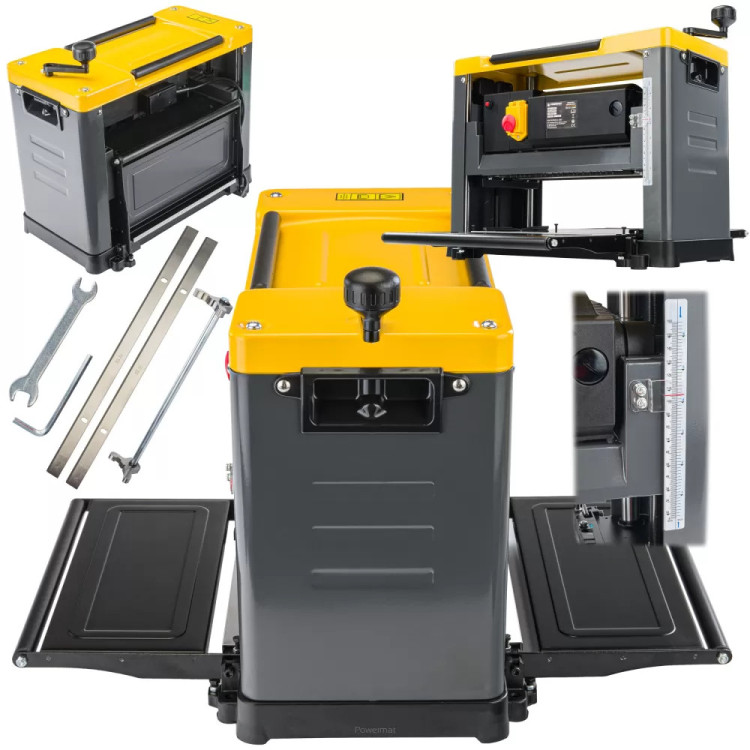 Верстат рейсмусовий Powermat PM-SG-2000T, рейсмус деревообробний, рейсмус по дереву, верстат рейсмус