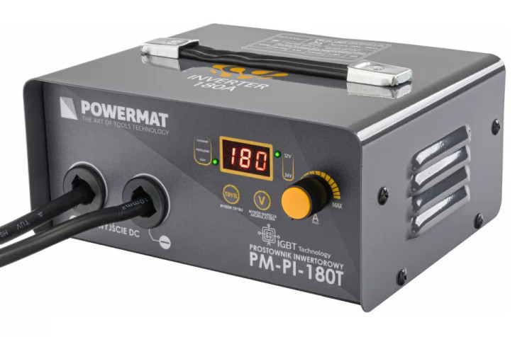 Пристрій пуско-зарядний Powermat PM-PI-180T, пуско-зарядний пристрій 12 В/24, пуско-зарядний пристрій