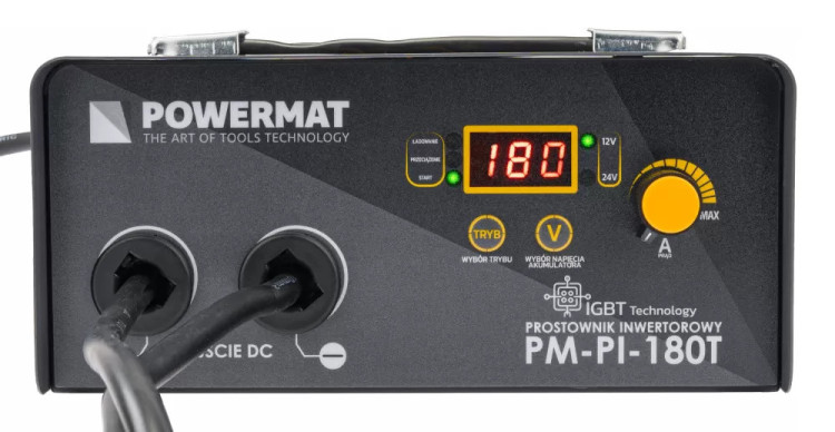 Пристрій пуско-зарядний Powermat PM-PI-180T, пуско-зарядний пристрій 12 В/24, пуско-зарядний пристрій
