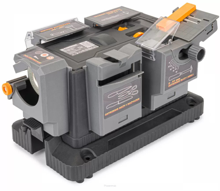 Точильний верстат багатофункціональний Powermat PM-OWF-200T, комбінований точильний верстат