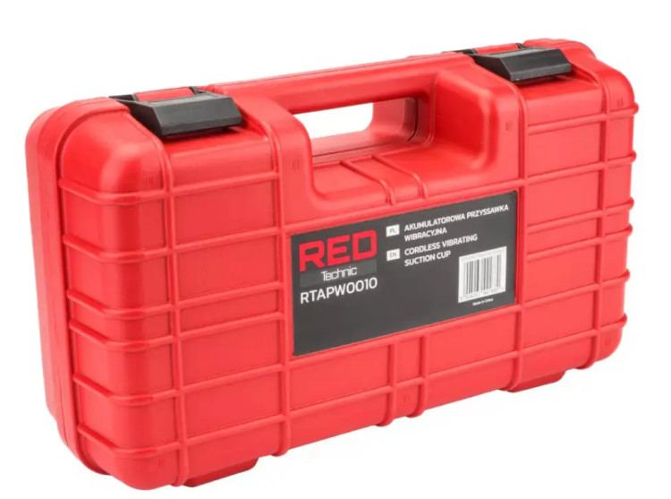 Присоска вібраційна акумуляторна RED TECHNIC RTAPW0010, вібраційна присоска акумуляторна
