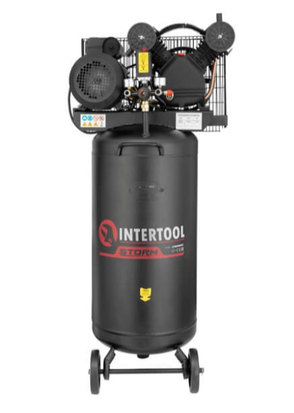Компресор 100 л, INTERTOOL PT-0017