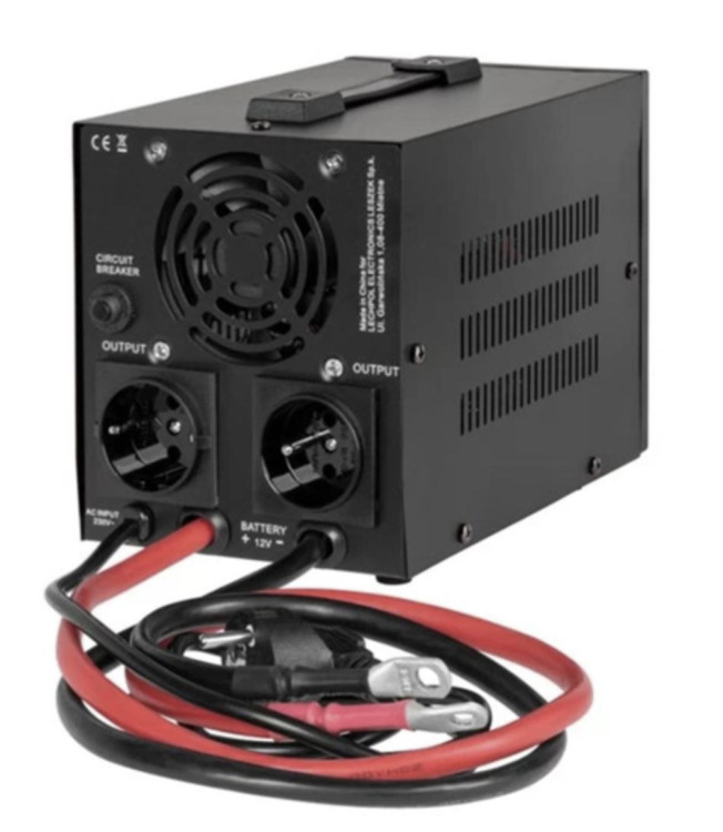Джерело безперебійного живлення REBEL POWER-800 LFP4 (ІБП) Rebel 500/800W 12v (Чорний) RB-4027 (LiFePo4)