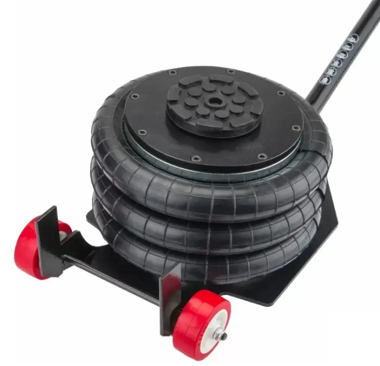 Пневматичний домкрат 3.5т Red Technic RTPPN0008, пневмодомкрат 3,5т, домкрат пневматичний