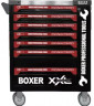 Сервісна шафа з інструментами BOXER BX-015, 356 предметів, 7 ящиків, металева інструментальна шафа на колесах для СТО,