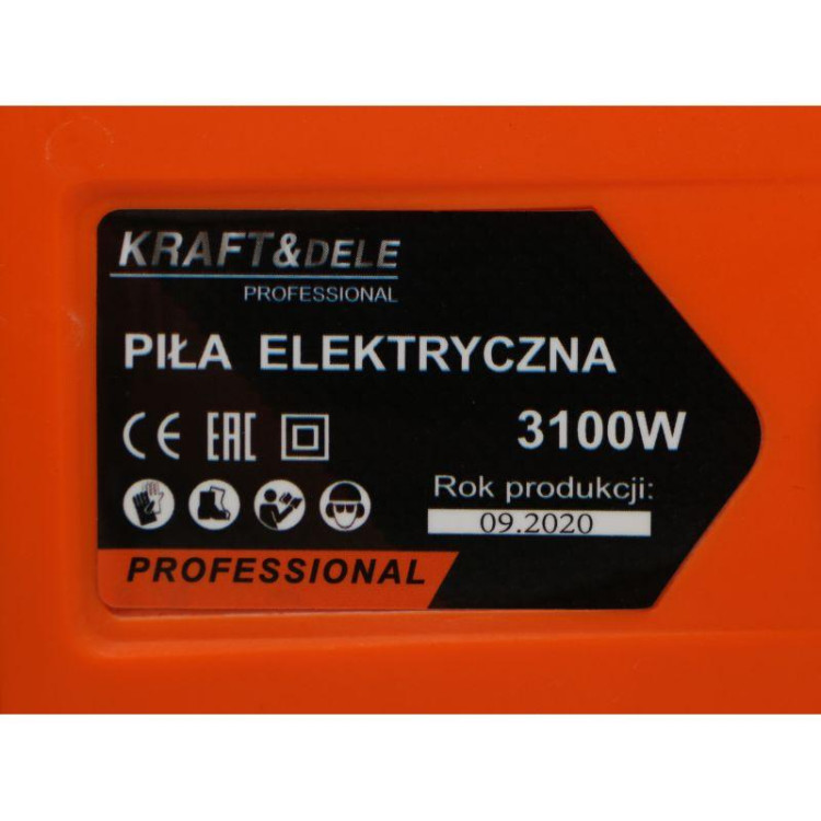 Електропила Kraft&Dele KD10640, ланцюгова електропила, електрична ланцюгова пилка, мережна ланцюгова пилка